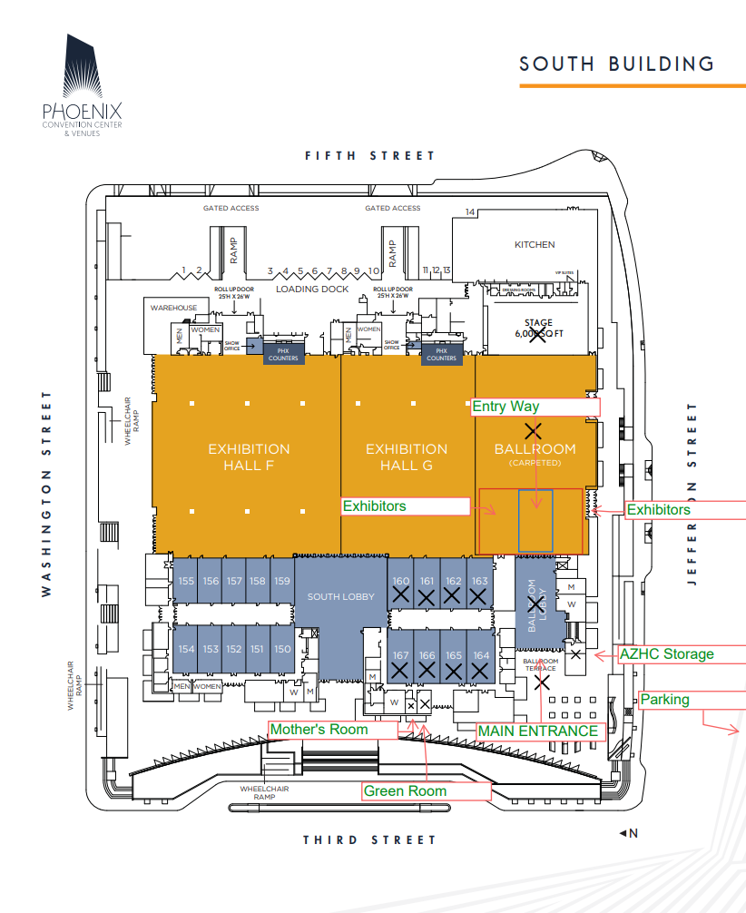 Phoenix Convention Center South Building AZHC Map 2025 phoenix-convention-center-south-building-azhc-map-2025